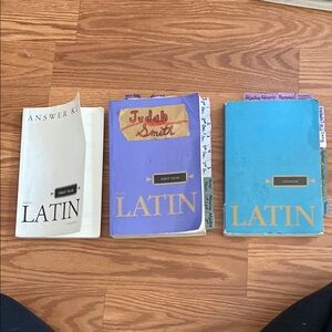 Henle latin book set.